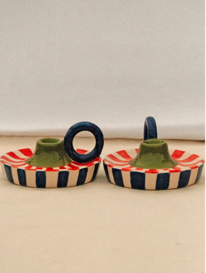 Candle Holder w/ Handle by Studio Noir