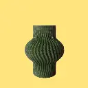 Vase Wave by É Pedra GREEN