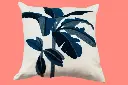 Cushion Chinille blue by Decortextil