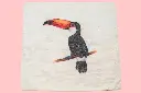Cushion Toucan linen by Decortextil