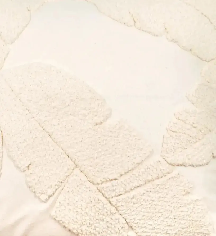 Cushion Banana boucle White by Decortextil