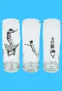 Glass Swimmers by Greghi - Set of 4