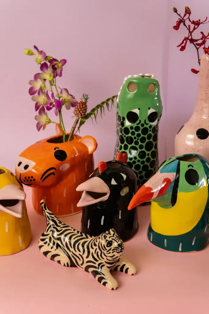 Vase Alligator by Ceramiquinho
