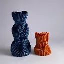 Vase Wrinkle by É Pedra BLUE