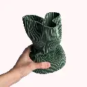 Vase Wrinkle by É Pedra GREEN