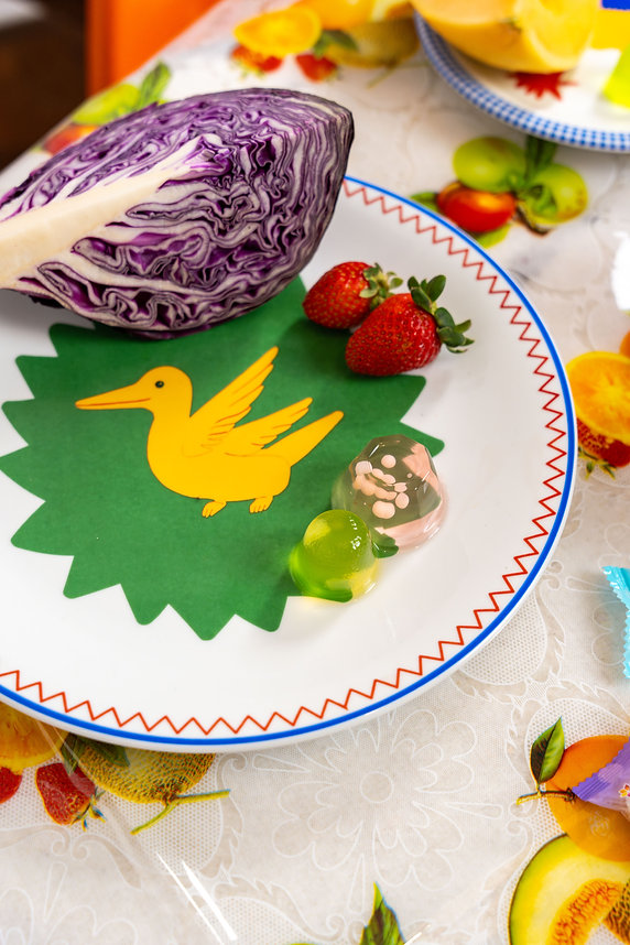 Plate Flying Duck by Voador