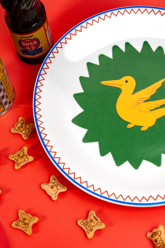 Plate Flying Duck by Voador