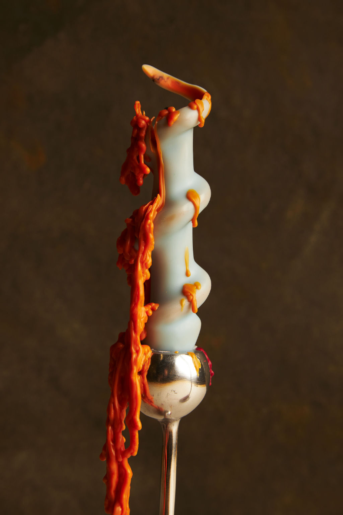 Candle Colour Tear Blue by Alya