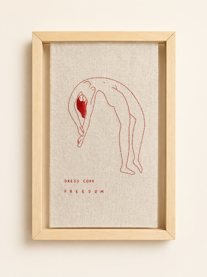 Dress Code Freedom : Embroidered Piece by Mercatto