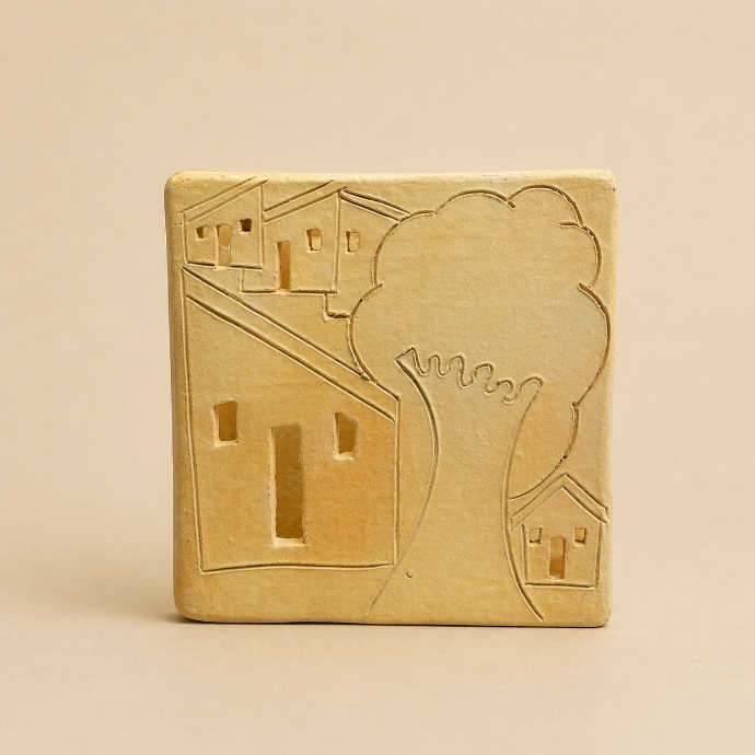 Vase Planter House+Tree by Casa Bonita