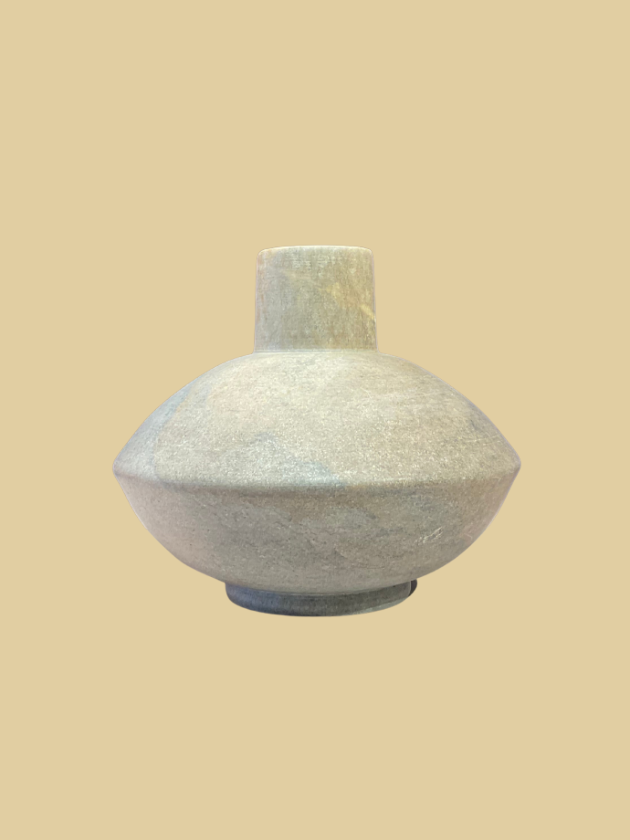 Vase Soap Stone Juru by Casa Bonita