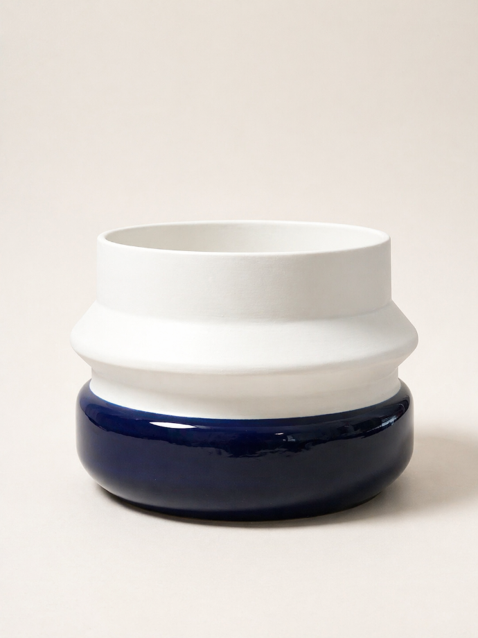 Planter M Blue Cobalto by Holaria