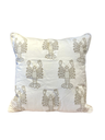 Beige Lobster Thread Cushion By Decortextil