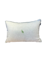 Coastal Green Border Seashell Cushion By Decortextil