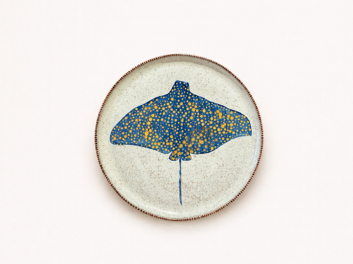 Plate Ocean Creatures 1 by Maroca