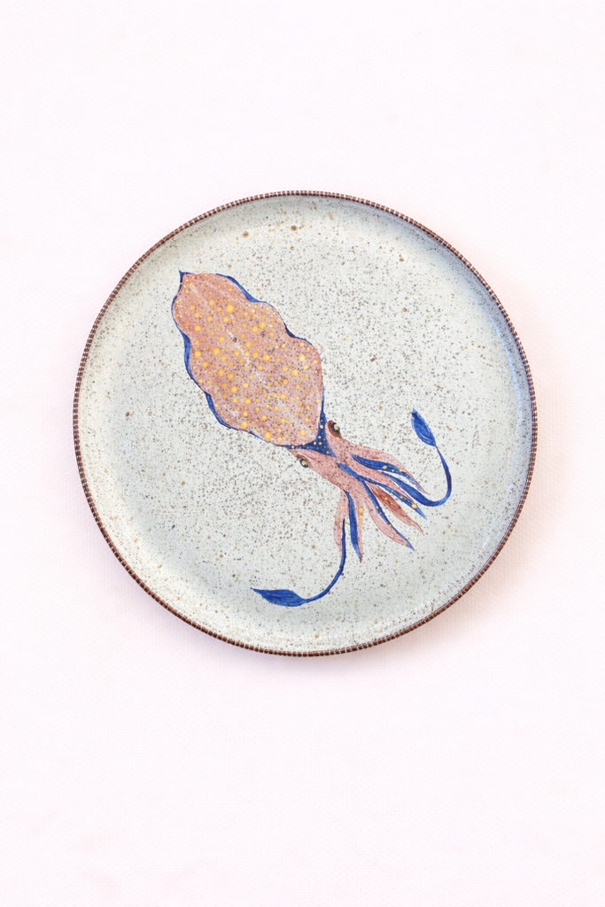 Plate Ocean Creatures 6 by Maroca
