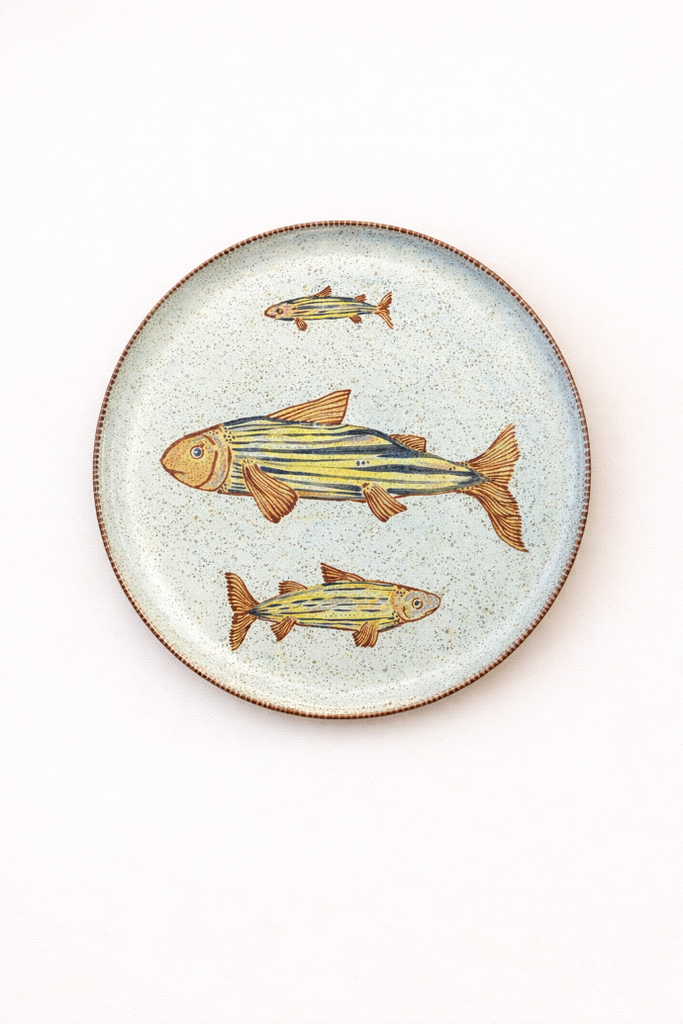 Plate Ocean Creatures 7 by Maroca