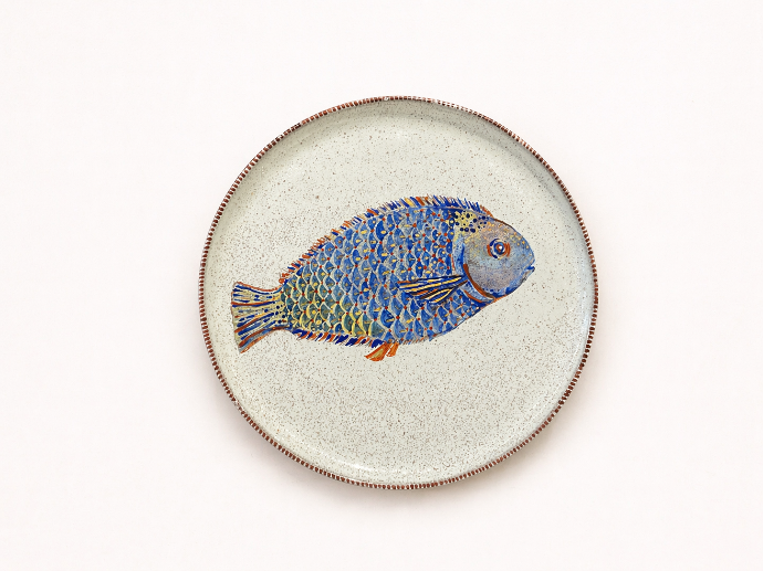 Plate Ocean Creatures 9 by Maroca