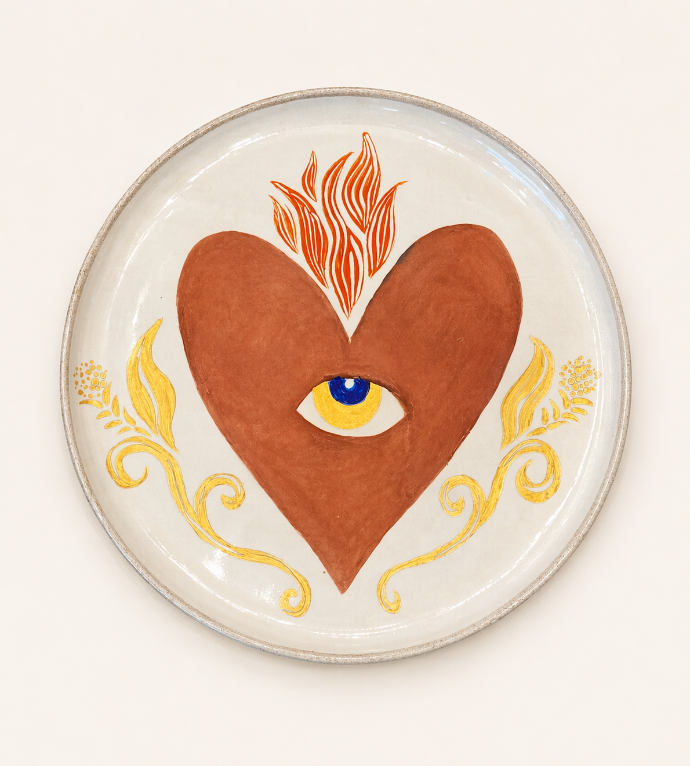 Plate Heart 3 by Maroca