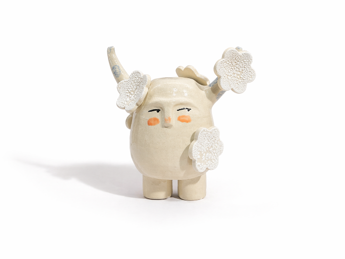 Sculpture Bored White by Gonl