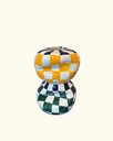 Vase Double Checkered (ByG) by Dani Enne
