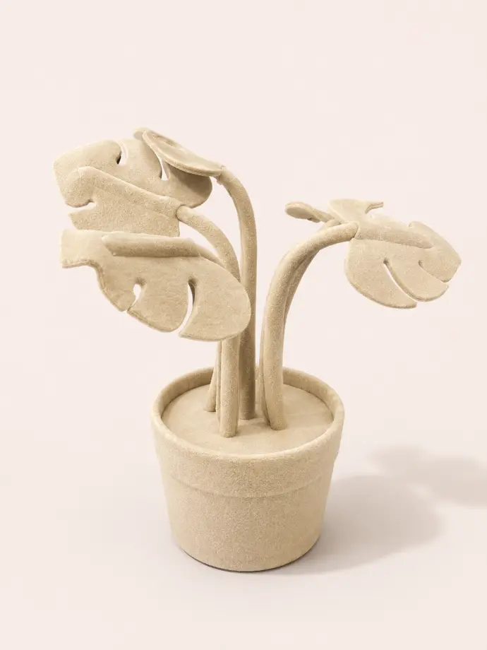 Sculpture Mini Marsala Alocasia by Vanessa Lazzari