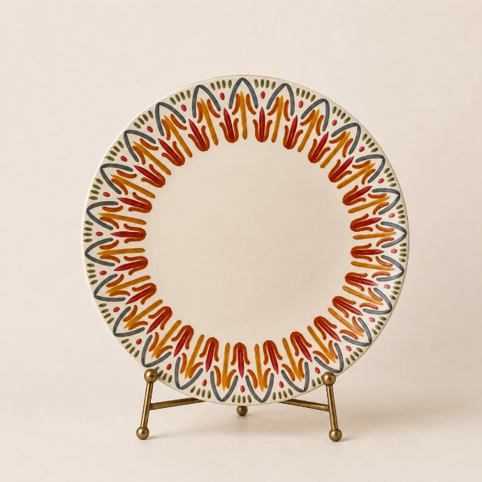 Bowl (set of 6) Multicolor Pattern by Camistef Design