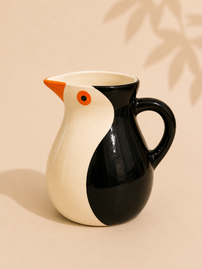 Jug Penguin 1 by Atelier da Renata