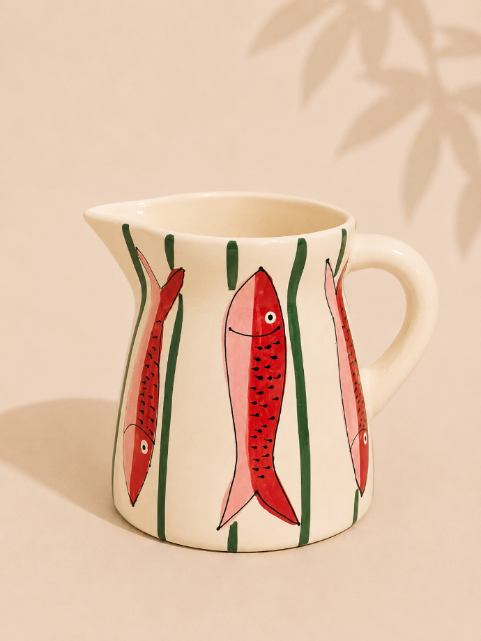 Fish jug 2 by Atelier da Renata