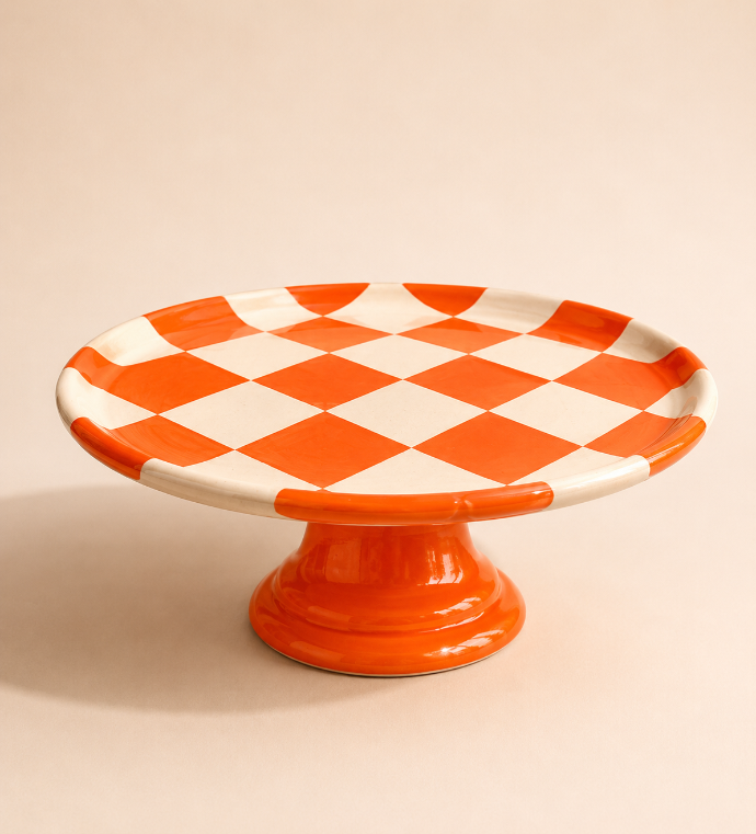 orange cake stand m by Atelie da Renata