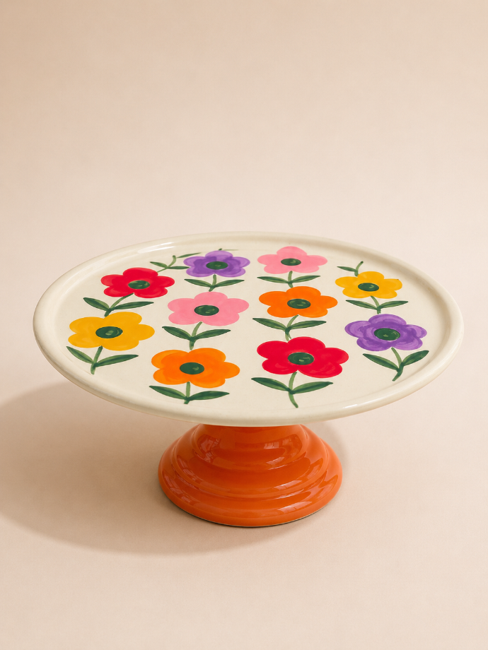 Flower Cake Stand M by Atelie da Renata