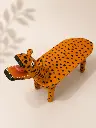 Bench Yellow Jaguar by Zé Crente from Ilha do Ferro