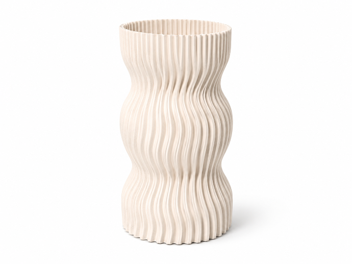 Vase Wave 3 Beige by E Pedra