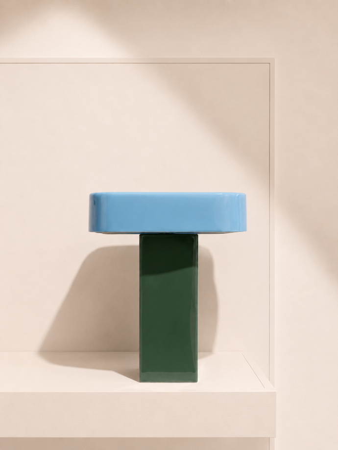 Lamp Square L Green/Acqua by NG