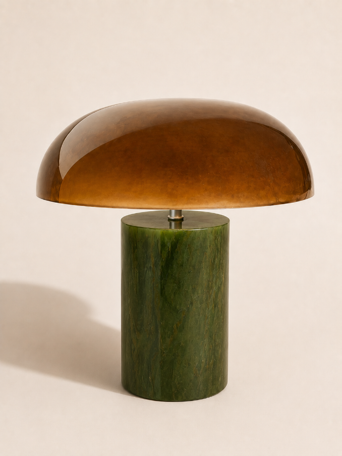Lamp Oval L Green/ Ambar by NG