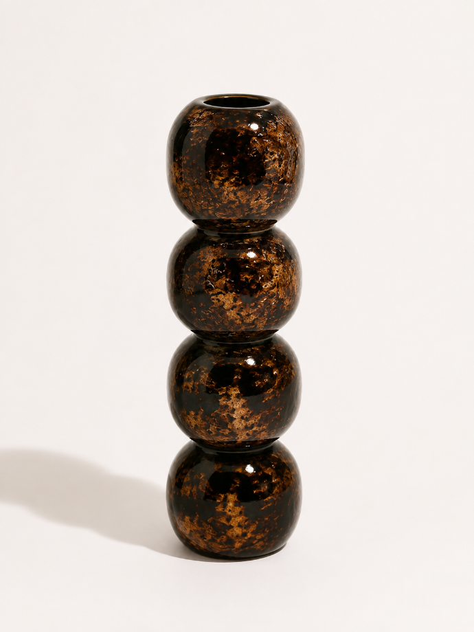 Vase Orbs Black L by Vintage & Cool