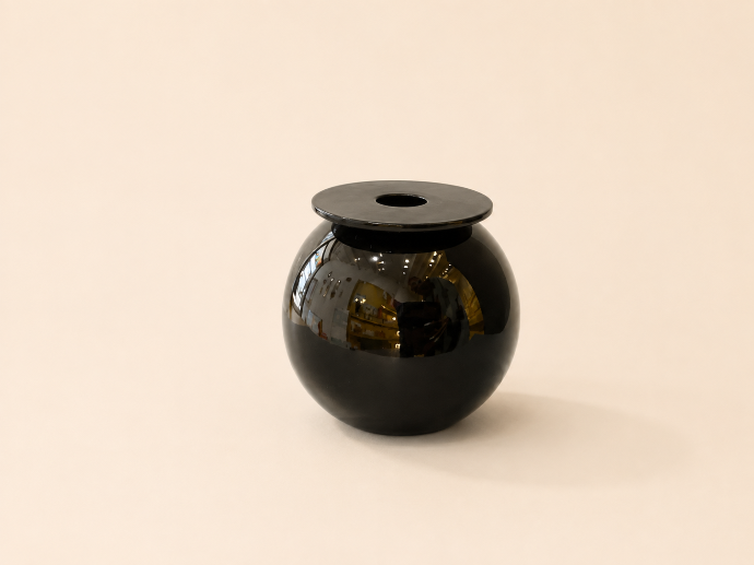 Vase Orbs Black S by Vintage & Cool