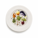 Dessert Plates Set 6 Vegetable by Camistef