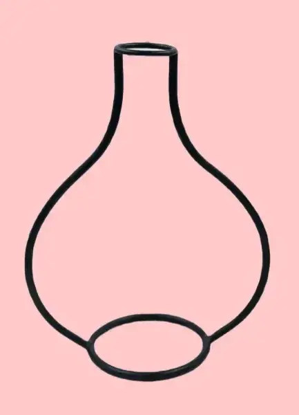 Vase Steel by Roberto