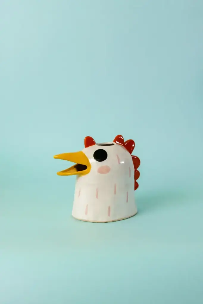 Vase chicken by Ceramiquinho