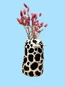 Vase Cat B&W by Ceramiquinho
