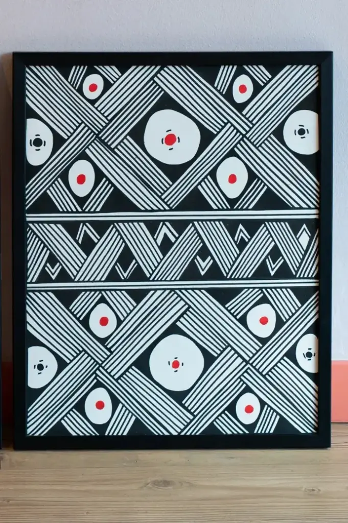 Painting Indigena small by Waxamani