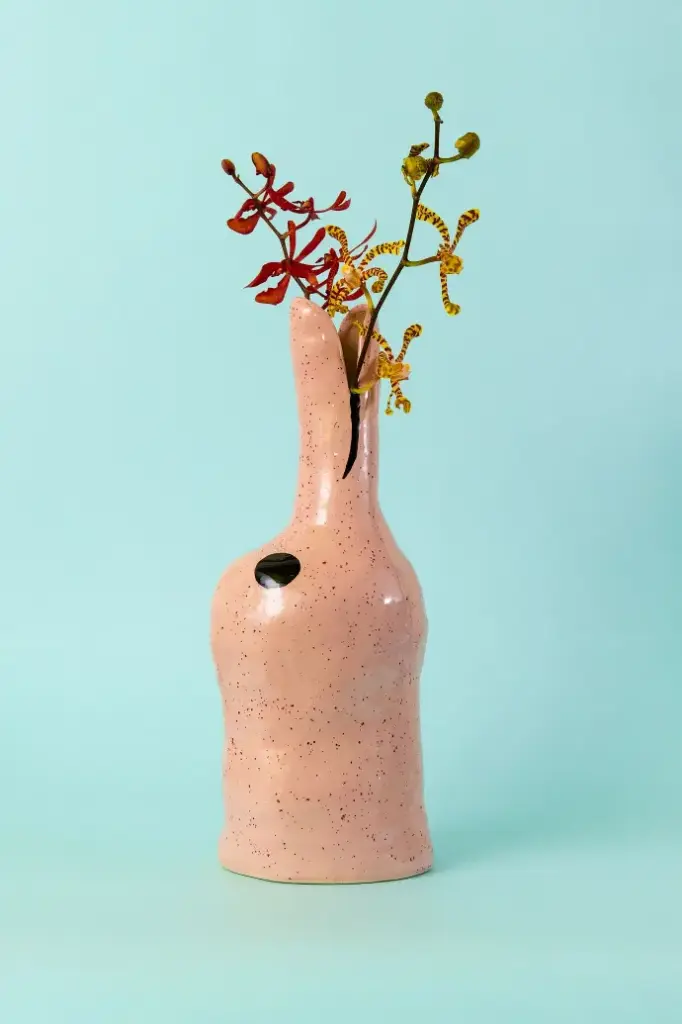 Vase Dolphin by Ceramiquinho