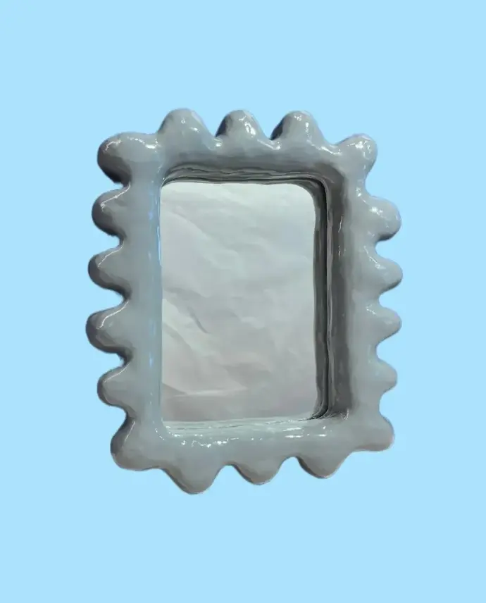 Mirror Sploft rectangular by Amarlungo GREY
