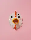 Chicken face by Ceramiquinho