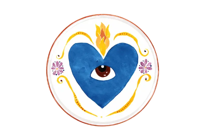 Plate Corazion 5 by Maroca