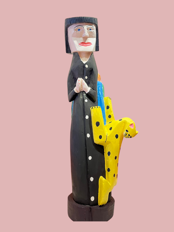 Wooden Sculpture 2 by Mestre Ismael