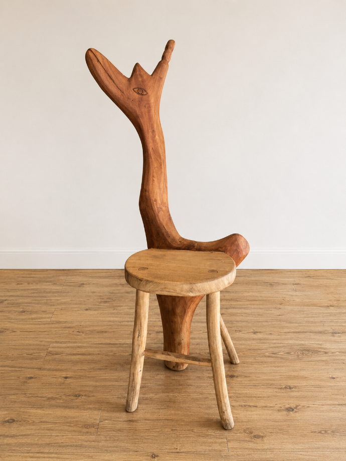 Wooden Chair by Boca de Vento