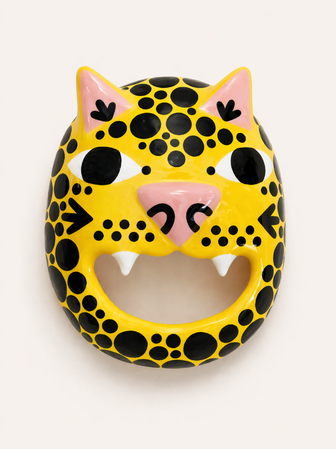 Tiger Face by Ceramiquinho