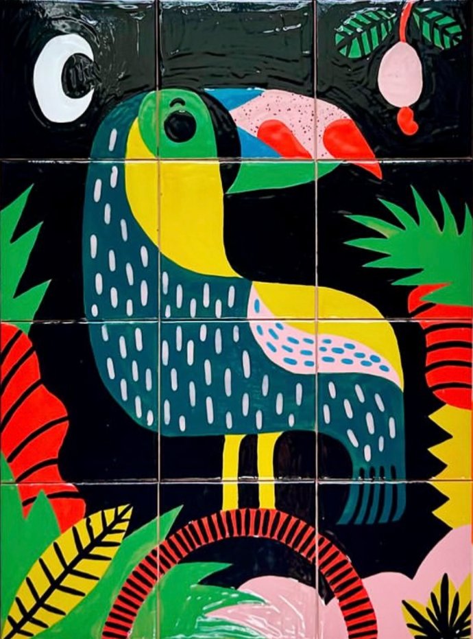 Tile Toucan 12 by Ceramiquinho